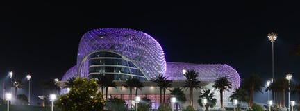 Yas Marina Grand Prix Circuit imagen de archivo libre de regalías Yas Marina Grand Prix Circuit imagen de archivo libre de regalías