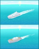 Yates modernos Marine Nautical Personal Ship Icons libre illustration Yates modernos Marine Nautical Personal Ship Icons libre illustration