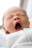 Yawning New Born Baby