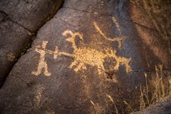 Coso Petroglyphs in america stock photo Coso Petroglyphs in america stock photo