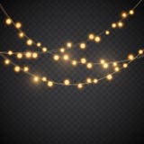 Yellow christmas lights, vector garland illustration vector illustration Yellow christmas lights, vector garland illustration vector illustration