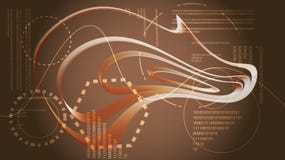 Yellow gold abstract modern energy technology digital HUD display elements from a future circular texture of a cosmic interface stock illustration Yellow gold abstract modern energy technology digital HUD display elements from a future circular texture of a cosmic interface stock illustration