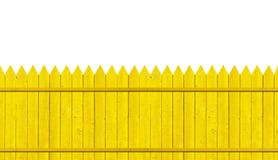 Yellow Picket Fence Stock Images Yellow Picket Fence Stock Images