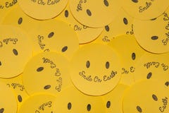 Yellow Smiling paper. stock photos Yellow Smiling paper. stock photos
