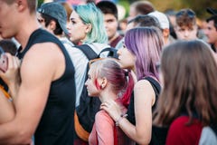 Yessentuki Stavropol territorium/Ryssland - Augusti 12, 2017: handelsresandefestival royaltyfri fotografi Yessentuki Stavropol territorium/Ryssland - Augusti 12, 2017: handelsresandefestival royaltyfri fotografi