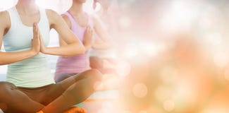 Yoga Class In Gym Stock Images Yoga Class In Gym Stock Images