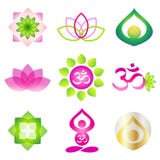 Yoga Icon Logo Element Stock Photography Yoga Icon Logo Element Stock Photography