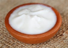 Yogurt o cagliata dolce fotografie stock Yogurt o cagliata dolce fotografie stock