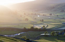 Yorkshire Dales Summer Bright stock image Yorkshire Dales Summer Bright stock image