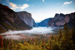 Yosemite Valley From Tunnel View Stock Photos Yosemite Valley From Tunnel View Stock Photos