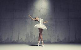 Young And Beautiful Ballerina Royalty Free Stock Photo
