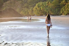 Young beautiful on a beach. stock images Young beautiful on a beach. stock images