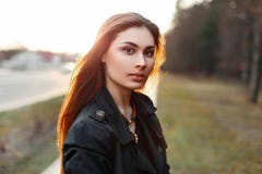 Young beautiful girl on a sunny day Stock Photo Young beautiful girl on a sunny day Stock Photo