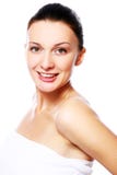 Young and beautiful happy woman relaxing in spa royalty free stock photos Young and beautiful happy woman relaxing in spa royalty free stock photos