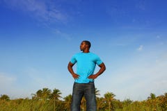 Young Black Man Standing Tall Stock Photo Image Of Clean Copy Young Black Man Standing Tall Stock Photo Image Of Clean Copy