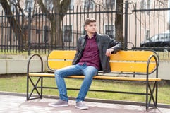 Young brutal man royalty free stock photos Young brutal man royalty free stock photos