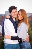 Young Couple Having Fun Outside Royalty Free Stock Photos Young Couple Having Fun Outside Royalty Free Stock Photos
