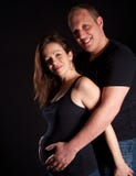 Young Couple With Pregnant Wife Royalty Free Stock Images Young Couple With Pregnant Wife Royalty Free Stock Images