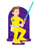 Space warrior vector illustration Space warrior vector illustration