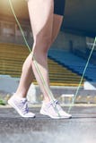 Young fitness sporty runner woman Stock Photography Young fitness sporty runner woman Stock Photography
