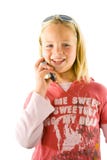 Young Girl On The Phone Royalty Free Stock Images