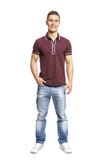 Young man on white background Stock Image Young man on white background Stock Image