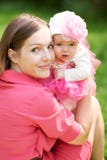 Young Mother With Baby Royalty Free Stock Photos