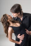 Young Passionate Hugging Couple Royalty Free Stock Images