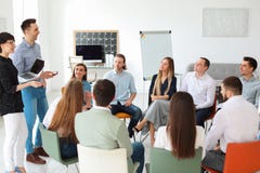 Young people having business training royalty free stock photos Young people having business training royalty free stock photos