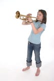 Young Pre Teen Girl Playing Trumpet 2 Royalty Free Stock Photo Young Pre Teen Girl Playing Trumpet 2 Royalty Free Stock Photo