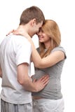Young Pregnant Couple Royalty Free Stock Image