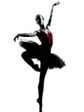 Young woman ballerina ballet dancer dancing