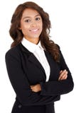 Young woman in business suit with arms crossed royalty free stock photos Young woman in business suit with arms crossed royalty free stock photos