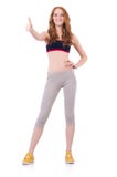 Young woman doing exercises stock photos Young woman doing exercises stock photos
