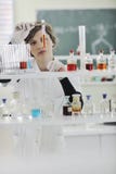 Young Woman In Lab Stock Photography
