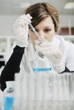 Young Woman In Lab Royalty Free Stock Photography