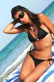 Young Woman On The Beach Young Woman On The Beach