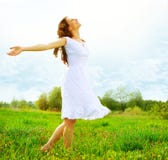 Young Woman Outdoor Stock Photo Young Woman Outdoor Stock Photo