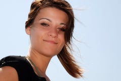 Young Woman Smiling Royalty Free Stock Image Young Woman Smiling Royalty Free Stock Image