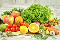 Your health depends on proper nutrition - fruit and vegetable