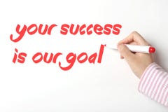 Your Success Is Our Goal Royalty Free Stock Photography