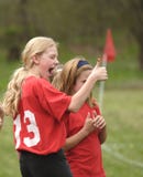 Youth Soccer Player With Thumbs Up! Royalty Free Stock Photography