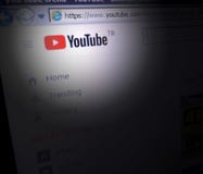Youtube. Connection, computer. royalty free stock photography Youtube. Connection, computer. royalty free stock photography