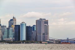 Zadziwiaj?cy widok Manhattan Nowy Jork linia horyzontu Pi?kny t?o fotografia royalty free Zadziwiaj?cy widok Manhattan Nowy Jork linia horyzontu Pi?kny t?o fotografia royalty free