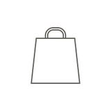 Zak voor gaand het winkelen vectorpictogram E Zak voor gaande het winkelen vector vector illustratie Zak voor gaand het winkelen vectorpictogram E Zak voor gaande het winkelen vector vector illustratie