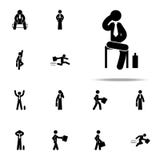 zakenman, zitting, sprekend pictogram Voor Web wordt geplaatst dat en het mobiele algemene begrip van zakenliedenpictogrammen royalty-vrije illustratie zakenman, zitting, sprekend pictogram Voor Web wordt geplaatst dat en het mobiele algemene begrip van zakenliedenpictogrammen royalty-vrije illustratie