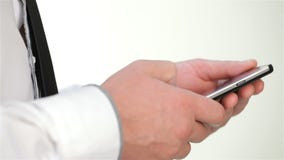 Zamyka w górę twój smartphone i ręk zbiory wideo Zamyka w górę twój smartphone i ręk zbiory wideo