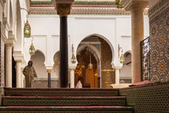 Zawiya Moulay Idriss II, Fez image libre de droits Zawiya Moulay Idriss II, Fez image libre de droits