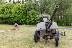Zdbice,Zachodniopomorskie/波兰- 2019年5月,15日:第一个波兰军队的露天博物馆在Zdbice 地方战斗为 免版税库存照片 Zdbice,Zachodniopomorskie/波兰- 2019年5月,15日:第一个波兰军队的露天博物馆在Zdbice 地方战斗为 免版税库存照片
