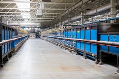 Zdrowie ceramiki tunelowy kiln buduje wewnętrzną strukturę w fabryce zdjęcia stock Zdrowie ceramiki tunelowy kiln buduje wewnętrzną strukturę w fabryce zdjęcia stock